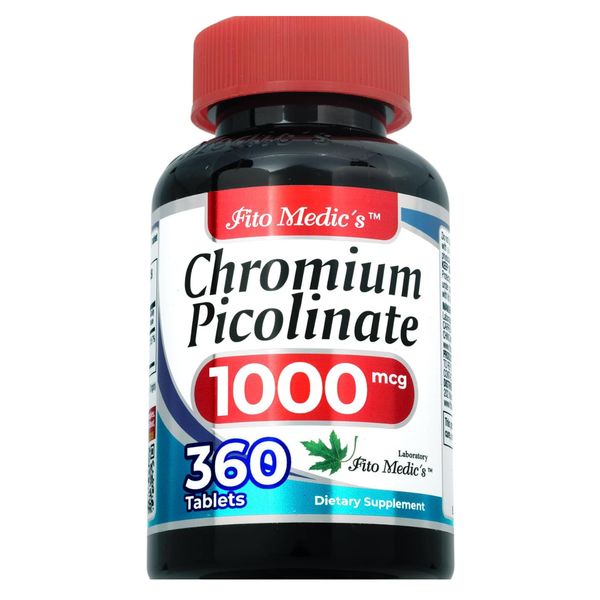 Fito Medic's  | Chromium picolinate |360 tab | Chromium Supplements 1000mg