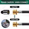 12FT High-pressure Propane Adapter Hose1lb to 20lbConverter