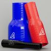25mm > 19mm Silicone Hose Straight Reducer Black