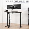 VIVO Vertebrae Cable Management Kit Height Adjustable Desk Quad Wire Organizer