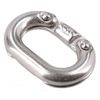 2 Pack Chain Connecting Link 5mm Marine Grade Stainless Steel Split Shackle