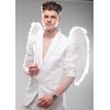 Magic Box Mens Medium White Feather Angel Wings