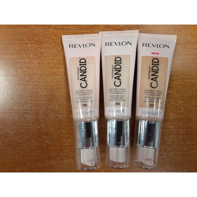 3 Shades of Revlon Photoready Candid Natural Finish Foundation  -(C151)