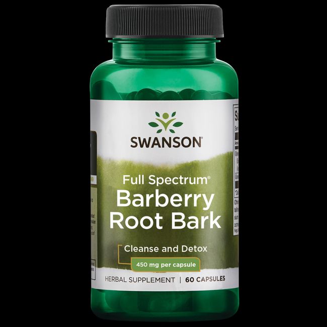 Barberry Root Bark 450 mg 60 Caps Traditionally used to rid the body of toxins