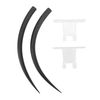 Large Eyelash Teaching Display Model B C Curl Eyelash Training Tool with Base for Beauty Lash Schools
