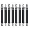 Lesfit 8 x Adjustable Bed Sheet Straps - Black
