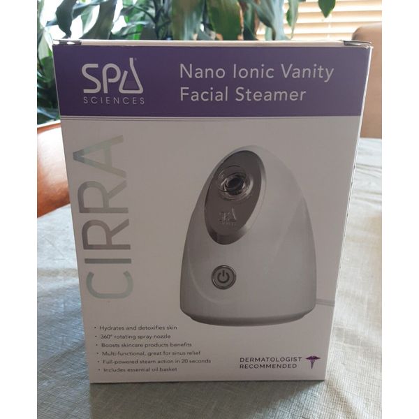 Spa Sciences CIRRA Vanity Nano Ionic Vanity Facial Steamer