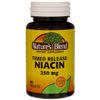 Nature's Blend Niacin Timed Release Tablets, 250 mg, 100 Ct