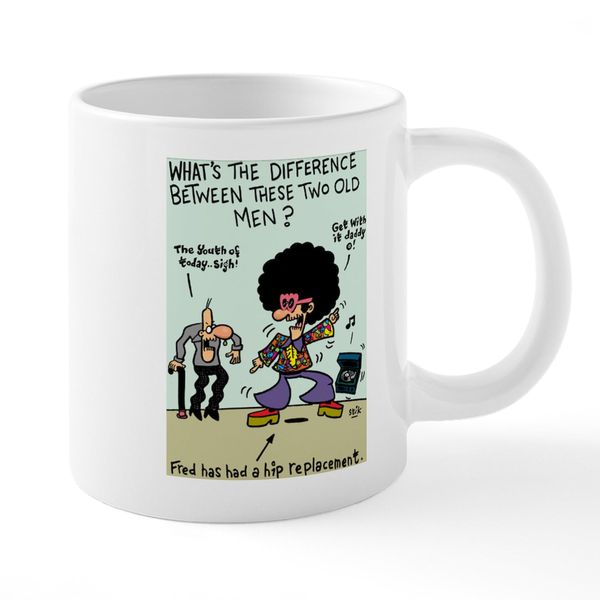 CafePress Hip Replacement 20 oz Ceramic Mega Mug