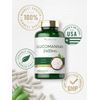 Glucomannan Capsules | 2400mg | 200 Count | Konjac Root | Non-GMO | by Carlyle