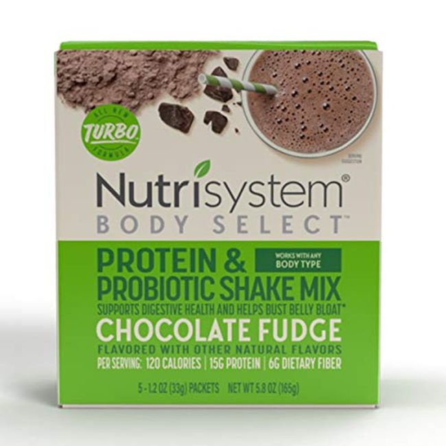 Carbs in Nutrisystem Turbo Shake, Chocolate Shake Mix