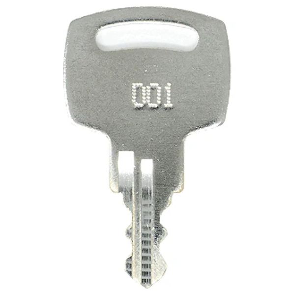 Sentry Safe/Schwab 001-020 Replacement Key Series 010