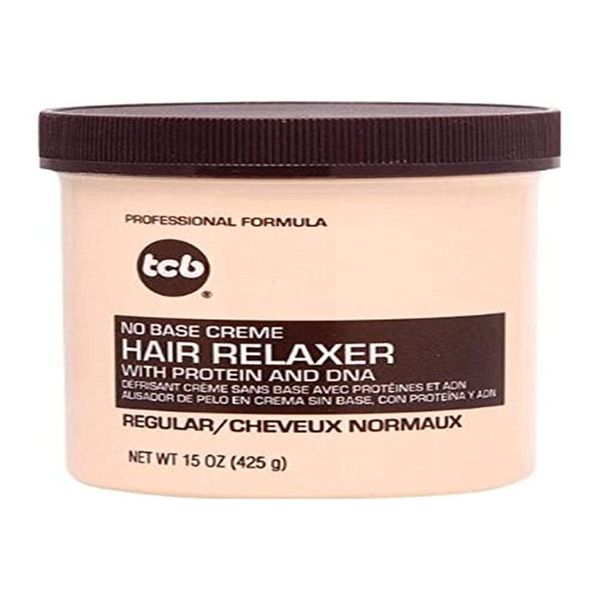 Tcb No Base Creme Hair Relaxer, Regular, 15 Ounce