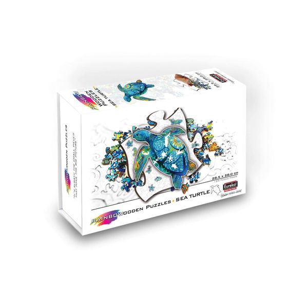 Eureka Rainbow Puzzle Tortue - 125 Pieces, CRTOR, Multi-Colour