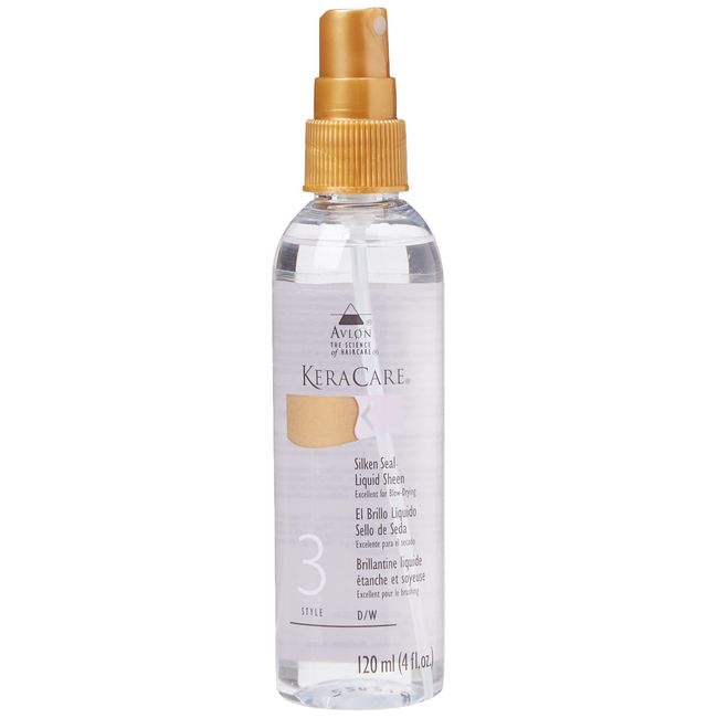 Keracare Silken Seal Liquid Sheen Avlon Spray 4 Oz