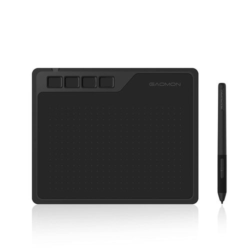 GAOMON S620 6.5 x 4 Inch Pen Tab, 8192 Levels, 4 Pen Pressure, 4 Shortcut Keys, No Power Supply Required, Compatible with Windows/Mac/Android, Illustration Design, Crysta, Online Class, Beginners