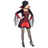WIDMANN SRL 75753 Women's Vampira Costume Vampire, red, L