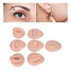 Body Piercing Practice Model Simulation Ear Model Soft Nose Tongue Model Silicone for Beginners (Medium Skin Color)