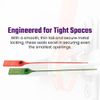 Assuretight 23R Security Seals 9-Inch - Self-Release, Adjustable, Multipurpose Plastic Seals (100-Pack, Red)