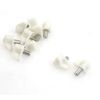 Sourcingmap 10 Pcs White Cap Metal Pin Glass Shelf Support Holder