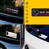 Drive Recorder, Recording In Progress Display Sticker, Waterproof, Stylish, Prevents Tailgating