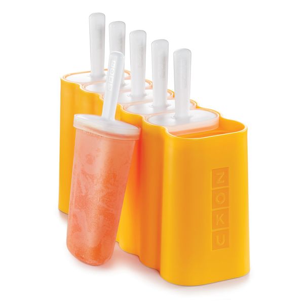 Zoku Kids' Outdoor Ice Lolly Pop Mould available in Orange -