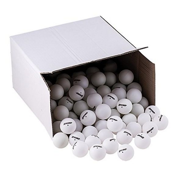 Champion Sports 1 Star Table Tennis Ball Pack - White Ping Pong Balls, Set of 144, with 40mm Seamless Design - Recreation Table Tennis Equipment, Accessories