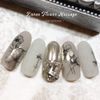 PARTS SHA-NAIL Sha-Nail Pro Canoe Flower Message, Monotone, 1 Piece