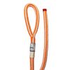 ROPE Logic Split Tail Hi-Vee 13mm X 5' Single Eye Rope, Orange/White