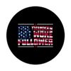 Free Thinker Not Woke Follower USA Flag PopSockets Standard PopGrip