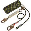 Vertical Lifeline Assembly 0.55'' x 100' Fall Protection Rope 30 KN ANSI