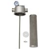 Front-loading Water Filter Stainless Steel Housing 40um Screen  1/2"Drain Outlet