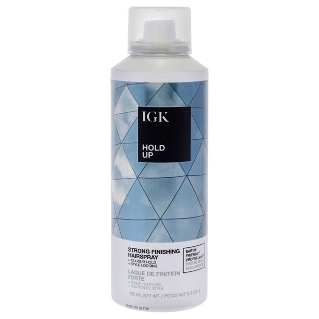 Hold Up Strong Finishing Hairspray by IGK for Unisex - 5.5 oz Hair Spray