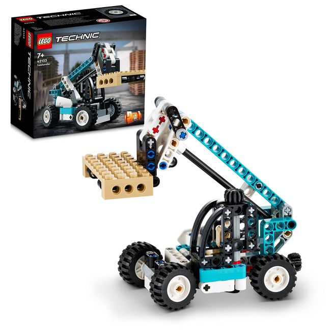 LEGO Technic, Telehandler, 42133, Toy Blocks, Present, STEM Education, City Planning, Boys 7 Years Old and Up