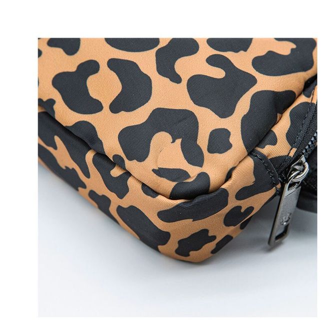 Leopard Pattern Chest Bag, Zipper Fanny Pack, Waist Bag Phone Bag