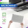 Microwave Filter Replacement 5.12” x 7.64” Fits 2 Count (Pack of 1), Grey 