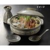 Ginpo Pottery Banko Ware Dashi Container (Large) Hanamishima 20161