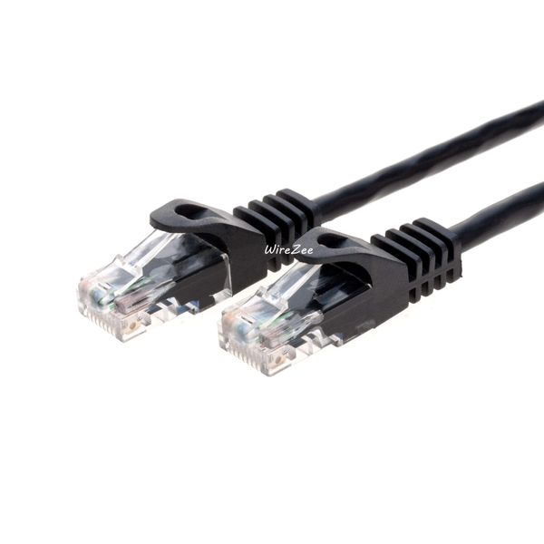 Cat6 Patch Network Cord RJ45 UTP Cable Ethernet (3FT, Black)