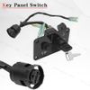 Outboard Single Engine Key Switch Assembly Panel Fits For Yamaha 704-82570-12-00