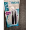 Trim Compact Slant/Point Tweezer Set Stainless Steel #06847