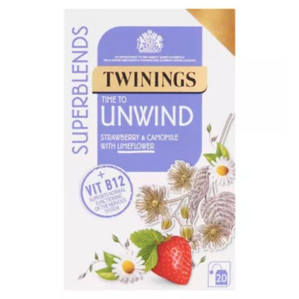 Twinings Superblends Unwind Tea Bags 20s