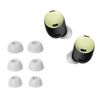 kwmobile 6x Compatible with Google Pixel Buds Pro Ear Tips - Replacement Ear Tips Pads S/M/L White