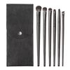 LacyMC Eye Makeup Brush Set,Angled Brush Precision Eyeshadow Tools for Blending Defining Smudging Shading