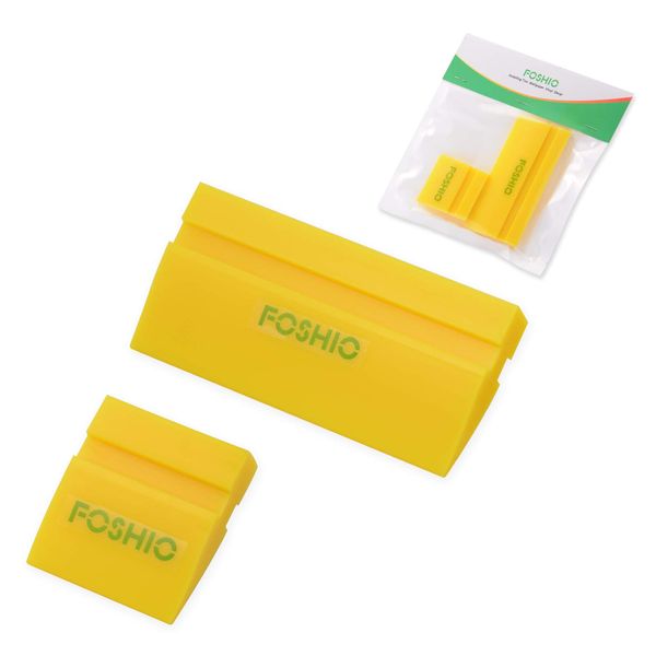 FOSHIO Mini Squeegee Window Film Tools,Rubber Squeegee Water Blade Decal Wrap Applicator Car Home Tint