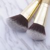 DUcare Makeup Brushes Duo End Foundation Powder Buffer and Contour Brush Synthetic Cosmetic Tools 2Pcs