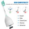 Kecura Replacement Brush-Heads Compatible with Philips Sonicare: e-Series Toothbrush Heads HX7022/66 fits Sonicare-Essence & CleanCare Electric Brush Handles, 6 Pack