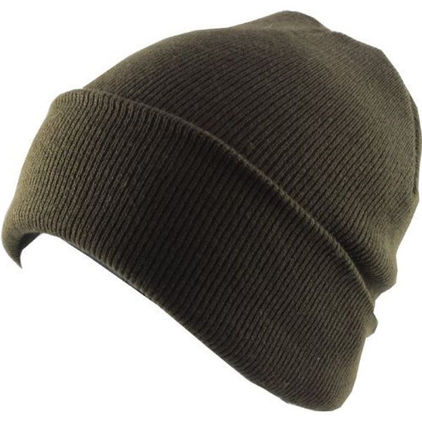 Revive Online Classic Knitted 'Watch' Hat -Dark Brown