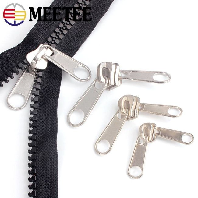 Zippers Puller 5# Nylon Zipper Pulls Charm Zips Repair Zipper Pull  Replacement Slider For Purse Garment Sewing Accessories Bag