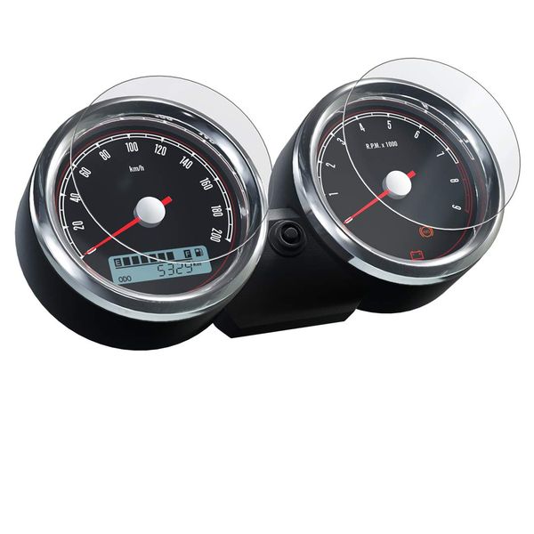 Speedo Angels Dashboard Screen Protector compatible with ROYAL ENFIELD INTERCEPTOR 650 (2018+) 2 x Ultra Clear