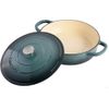 Crock-Pot Artisan Enameled 5 Quart Cast Iron Round Braiser Pan with Self Basting
